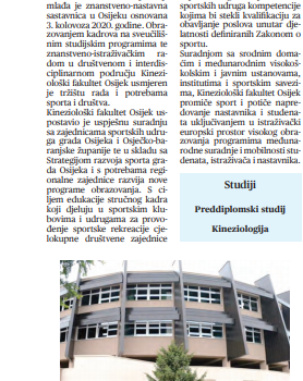 POKRETOM I ZNANJEM U IZVRSNOST/ GLAS SLAVONIJE