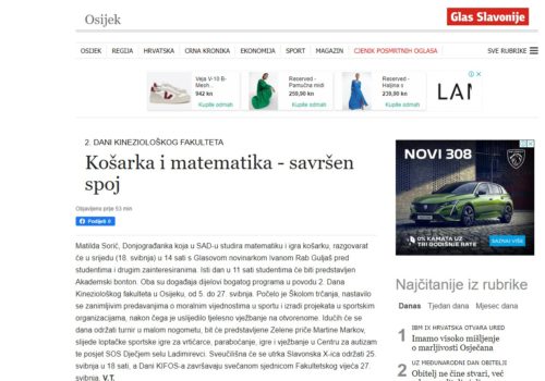 2. Dani Kineziološkoga fakulteta Osijek