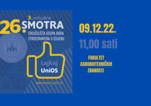 26. (3. VIRTUALNA) SMOTRA SVEUČILIŠTA JOSIPA JURJA STROSSMAYERA U OSIJEKU