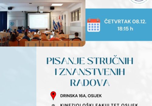 Radionica za studente – Sekcija za znanost KIFOS