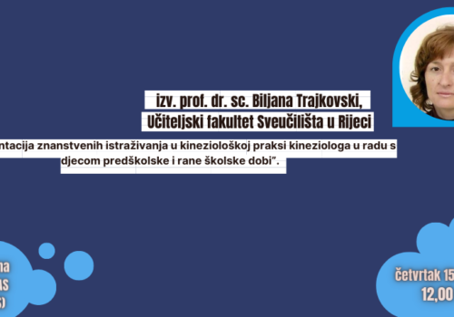 Implementacija znanstvenih istraživanja u kineziološkoj praksi kineziologa u radu s djecom predškolske i rane školske dobi