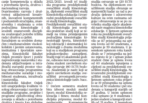 Upisi u akademsku 2021. 2022