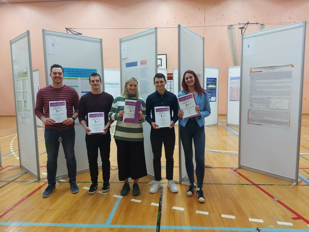 STUDENTI KINEZIOLOŠKOG FAKULTETA OSIJEK DRUGU GODINU ZAREDOM OSVAJAJU NAGRADE NA ZNANSTVENIM KONFERENCIJAMA