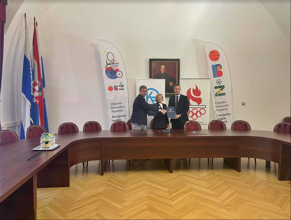 Potpisan sporazum o suradnji Kineziološkog fakulteta Osijek, Zajednice športskih udruga Osječko- baranjske županije i Zajednice osječkog sporta
