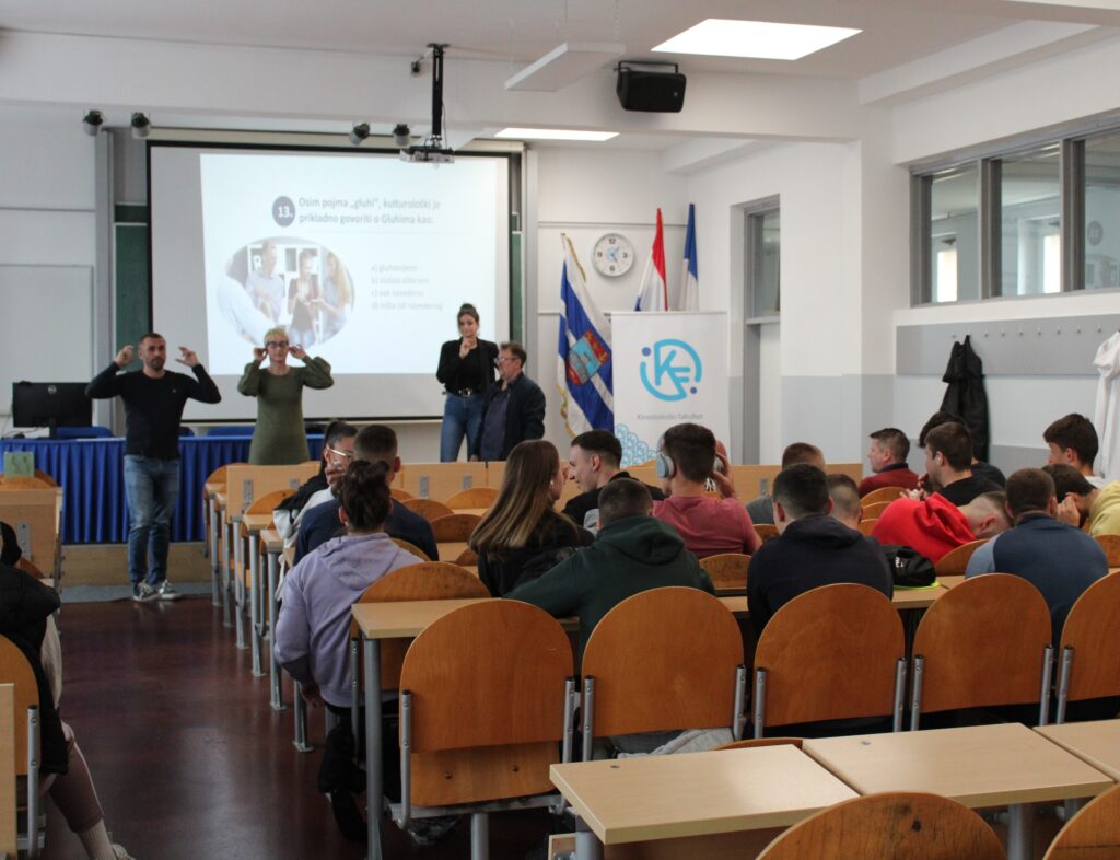 Održana radionica hrvatskog znakovnog jezika na KIFOS-u