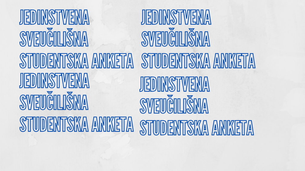 Jedinstvena sveučilišna studentska anketa 2023