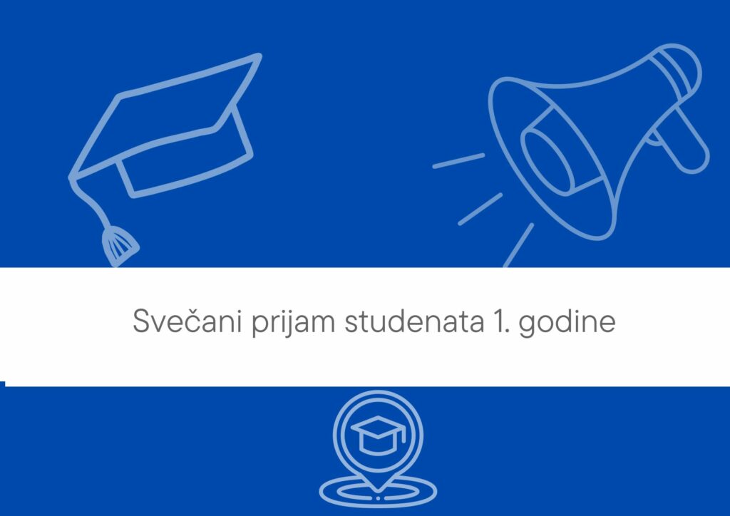 Svečani prijam studenata 1. godine Sveučilišnog prijediplomskog studija Kineziologije