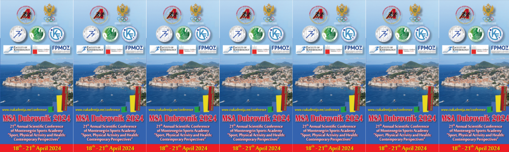 21. međunarodna znanstvena konferencija o sportskim znanostima, Cavtat, 18.-24.04.2024.