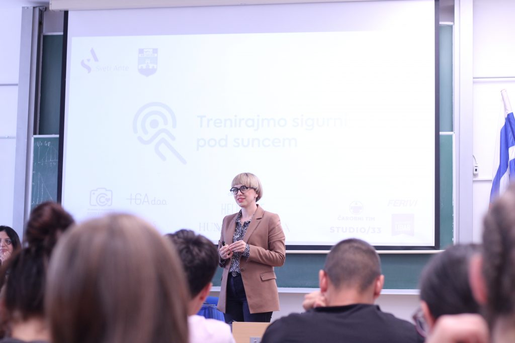 „Trenirajmo sigurni pod suncem“- Poliklinika Sv. Ante na Kineziološkom fakultetu Osijek