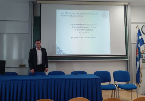 Izabran dekan Kineziološkog fakulteta Osijek za mandatno razdoblje 2025.-2028.