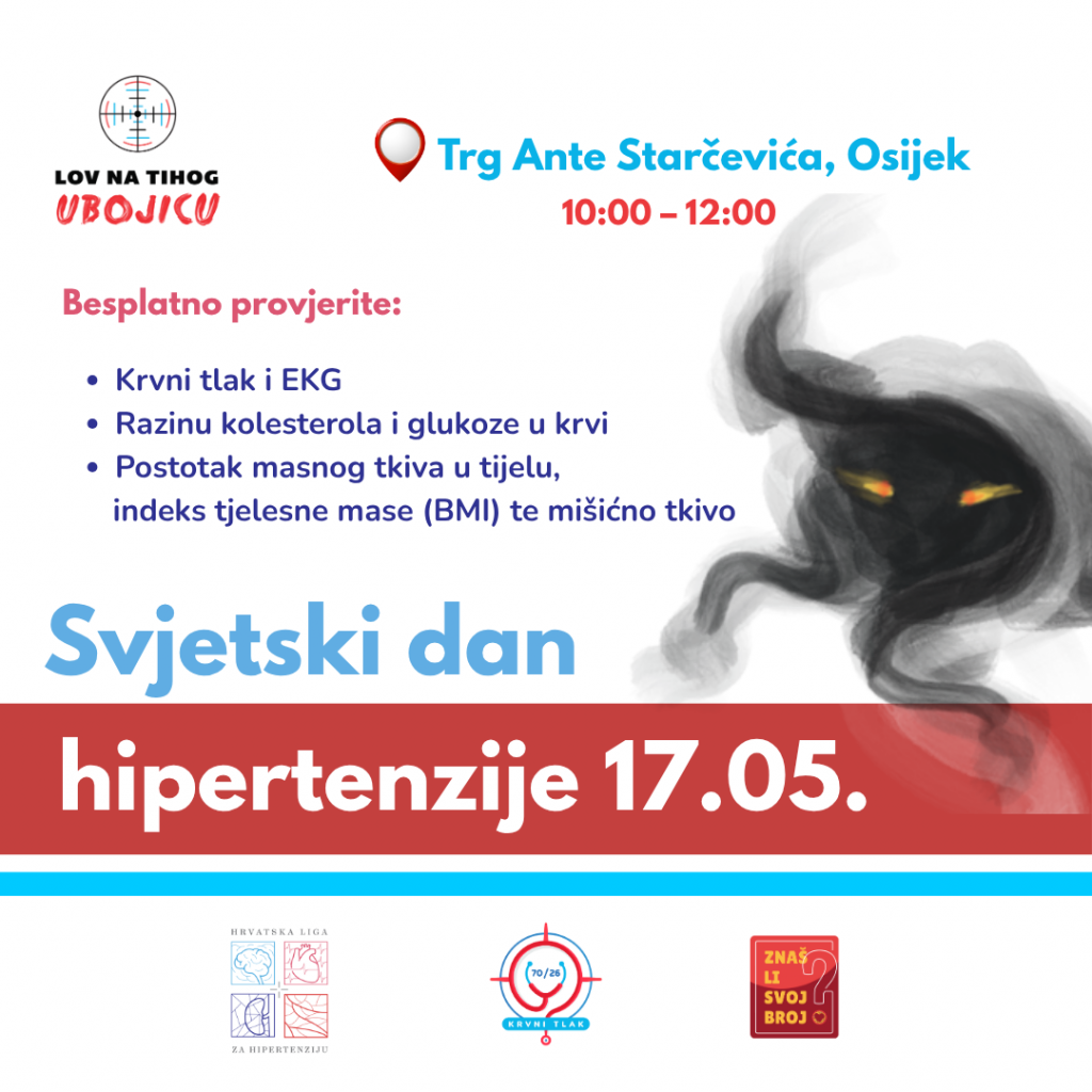 Obilježavanje Svjetskog dana hipertenzije – Osijek, 17. svibnja 2025. godine