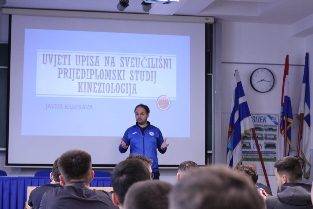 Javna rasprava na temu „Uvjeti upisa na sveučilišni prijediplomski studij Kineziologija“ Javna rasprava na temu „Uvjeti upisa na sveučilišni prijediplomski studij Kineziologija“