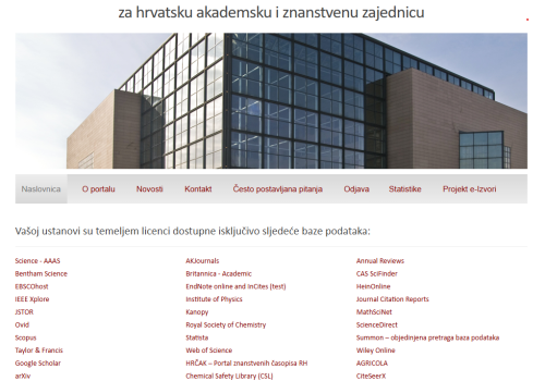 Otvoreni probni pristupi bazama podataka od 1. 10. – 1. 12. 2025.