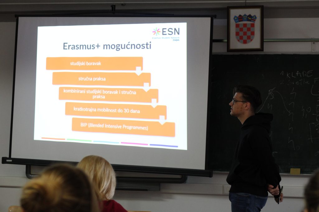 Informativno predavanje Erasmus Studentske mreže Osijek