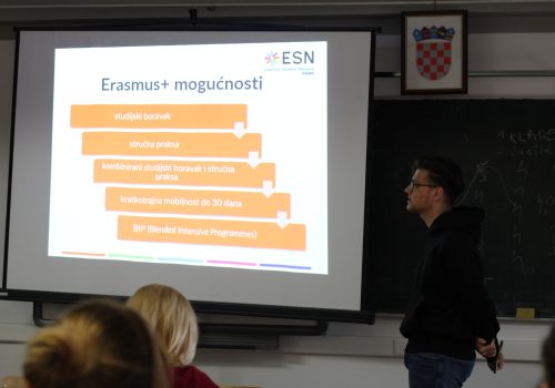 Informativno predavanje Erasmus Studentske mreže Osijek