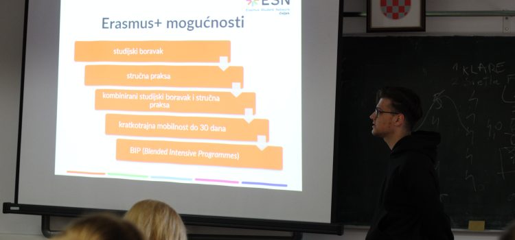 Informativno predavanje Erasmus Studentske mreže Osijek