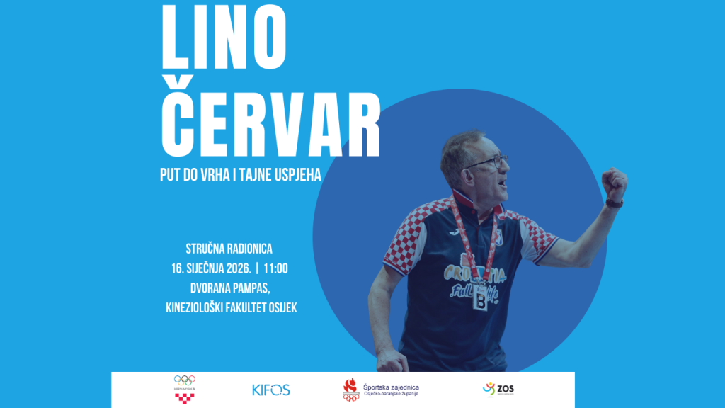 „Lino Červar – Put do vrha i tajne uspjeha“ – Stručna radionica