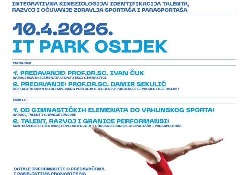 1. međunarodna konferencija Integrativna kineziologija: identifikacija talenta, razvoj i očuvanje zdravlja sportaša i parasportaša
