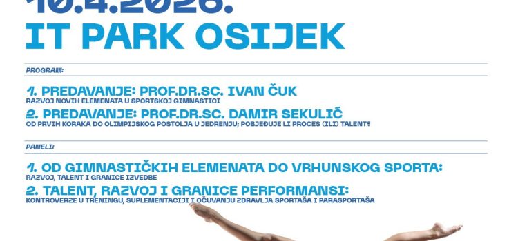 1. međunarodna konferencija Integrativna kineziologija: identifikacija talenta, razvoj i očuvanje zdravlja sportaša i parasportaša