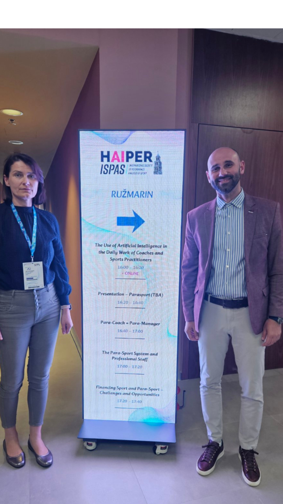 Doc. dr. sc. Ivana Klaričić i doc. dr. sc. Hrvoje Ajman sudjelovali na Festival of AI i 15th ISPAS World Congressu
